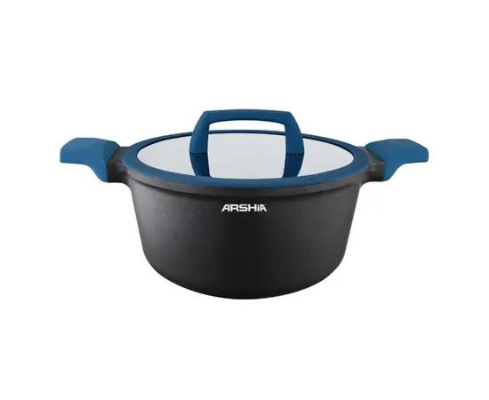 Granite kettle Arshia CO135-3100 26536 22cm black and blue Granite kettle Arshia CO135-3100 26536 22cm black and blue