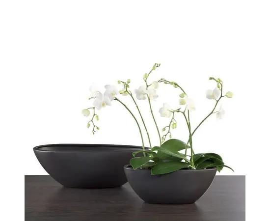 კერამიკული ქოთანი ორქიდეებისთვის Scheurich 430/30 ANTHRAZIT კერამიკული ქოთანი ორქიდეებისთვის Scheurich 430/30 ANTHRAZIT