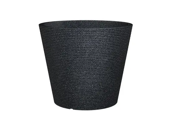 Горшок пластиковый уличный Scheurich 30/238 Stony black Горшок пластиковый уличный Scheurich 30/238 Stony black