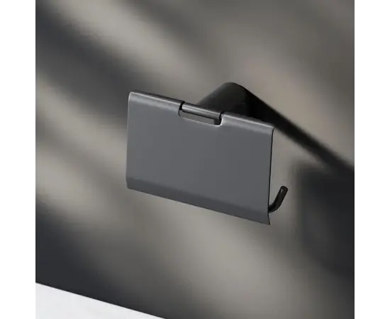 ტუალეტის ქაღალდის საკიდი თავსაფრით AM.PM X-Joy Black Matt A8434122 ტუალეტის ქაღალდის საკიდი თავსაფრით AM.PM X-Joy Black Matt A8434122