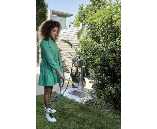 სარწყავი მილი აქსესუარებით GF Aquapop Grey Pro GF80287677 15 მ სარწყავი მილი აქსესუარებით GF Aquapop Grey Pro GF80287677 15 მ