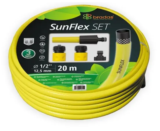 შლანგი Bradas WMS1/220SET 20M + აქსესუარები შლანგი Bradas WMS1/220SET 20M + აქსესუარები