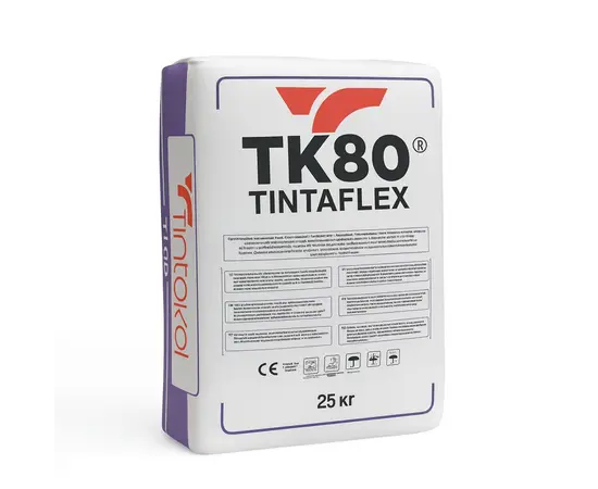 Цементный клей TINTAFLEX TK 80 серый 25 кг