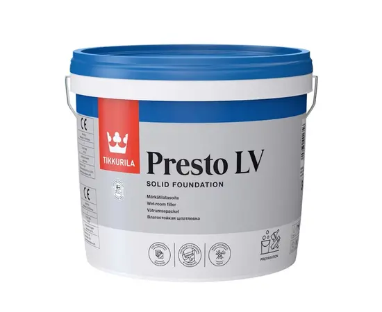 ფითხი წყალგამძლე Tikkurila Presto LV 3 ლ