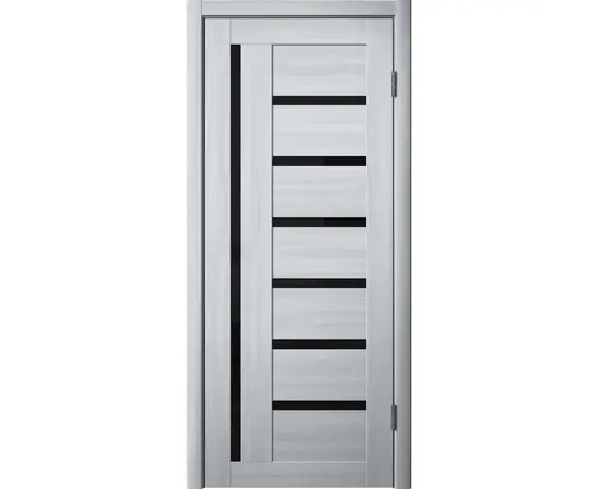 კარის ბლოკი Fly Doors LA STELLA 217 იფანი ნაცრისფერი შუშა შავი 36x800x2150 მმ