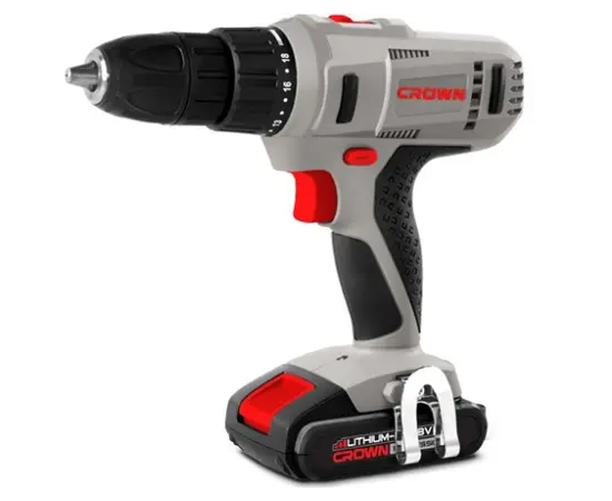 აკუმულატორის დრელი-სახრახნისი Crown CT21056L 18V აკუმულატორის დრელი-სახრახნისი Crown CT21056L 18V