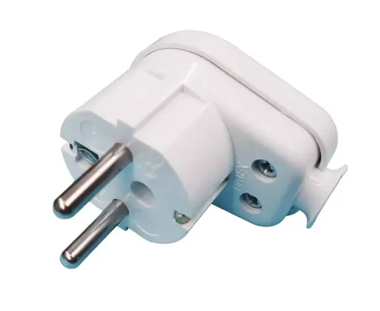 ჩანგალი Timex განათებით 16А 250V თეთრი Uni-Schuko