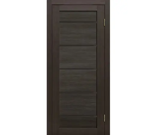 კარის ბლოკი Fly Doors PVC LA STELLA 206 მუხა მოკო  36x700x2150 მმ შუშა შავი