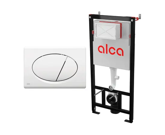 Installation system for suspended toilet Alcadrain AM101/1120 + button M70