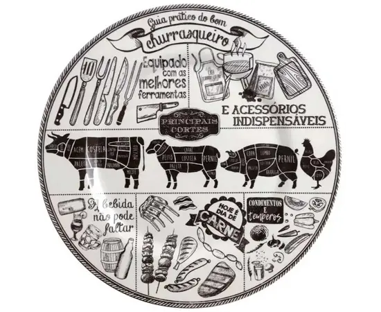 Тарелка Alleanza RASO CHURRASCO 3 Тарелка Alleanza RASO CHURRASCO 3