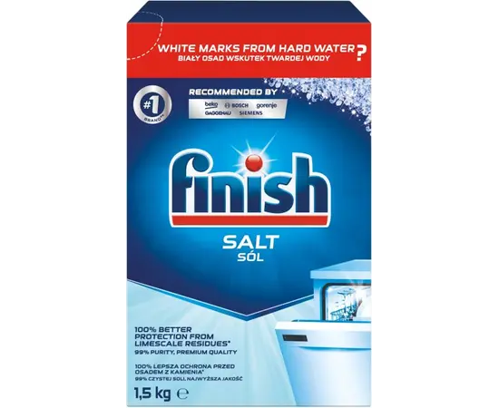 Соль для посудомоечной машины Finish 1,5кг Соль для посудомоечной машины Finish 1,5кг