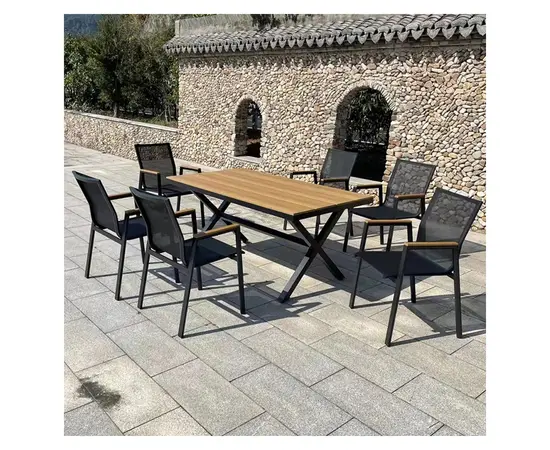 Garden furniture set table and 6 chairs SL-003