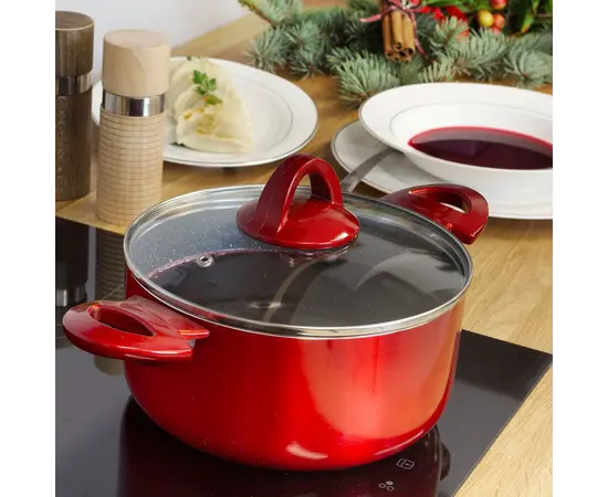 Pot with lid Ambition POKR 20161 20cm Pot with lid Ambition POKR 20161 20cm