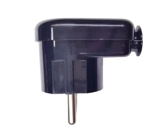 ჩანგალი Timex განათებით 16А 250V შავი Uni-Schuko