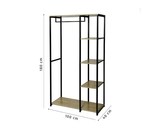 სტელაჟი საკიდით 180/100/40 სმ სტელაჟი საკიდით 180/100/40 სმ