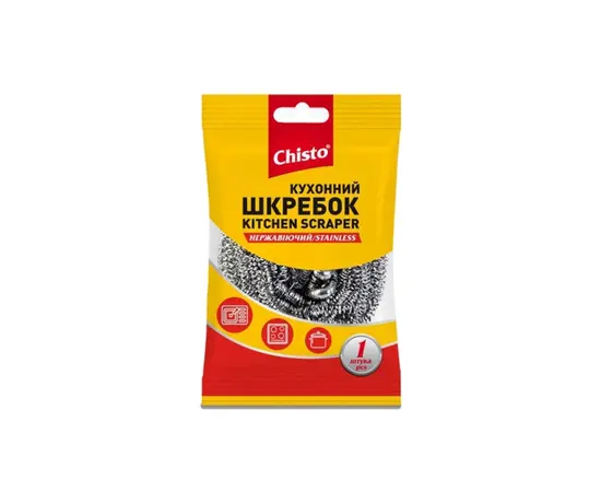 Губка скребок Chisto Stainless