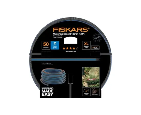 შლანგი Fiskars 1027106 Q4 13 მმ (1/2") 50 მ შლანგი Fiskars 1027106 Q4 13 მმ (1/2") 50 მ