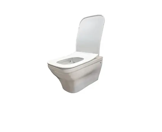 Wall mounted toilet with head cover BOCCHI Scala White Wall mounted toilet with head cover BOCCHI Scala White