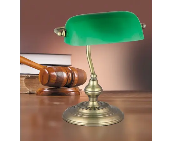 Лампа настольная Rabalux Banktable E27 60W бронза 4038 Лампа настольная Rabalux Banktable E27 60W бронза 4038