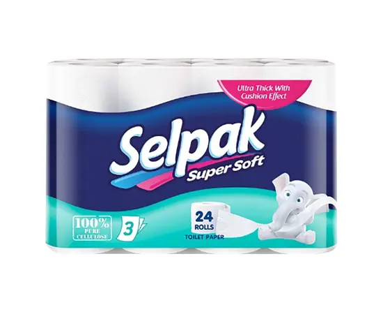 Toilet paper SELPAK 3 ply 24 pc