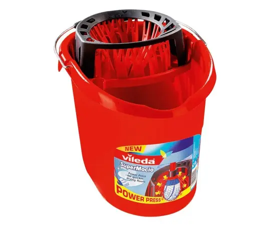 Bucket with nozzle for mop squeezing VILEDA 121691 13 L Bucket with nozzle for mop squeezing VILEDA 121691 13 L