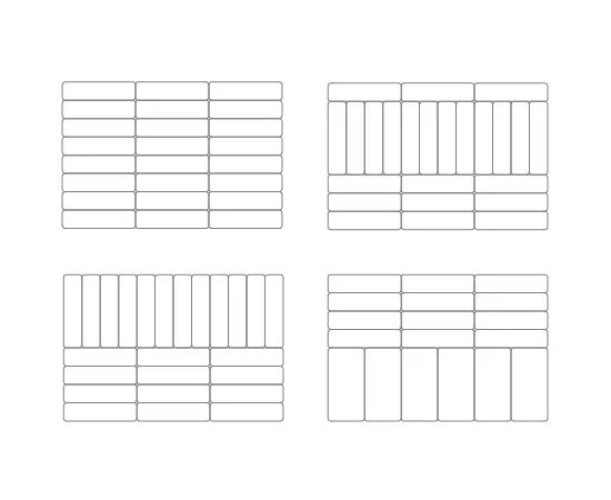 Стеновая магкая панель VOX Profile Oval 15x60 см. синяя