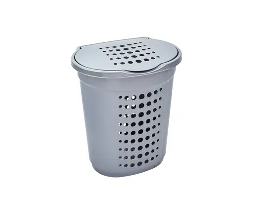 კალათი თეთრეულის Aleana 60ლ ნაცრისფერი კალათი თეთრეულის Aleana 60ლ ნაცრისფერი