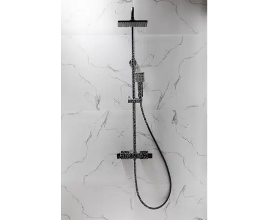 Душевая система с термостатом KFA Logon Premium черная Душевая система с термостатом KFA Logon Premium черная