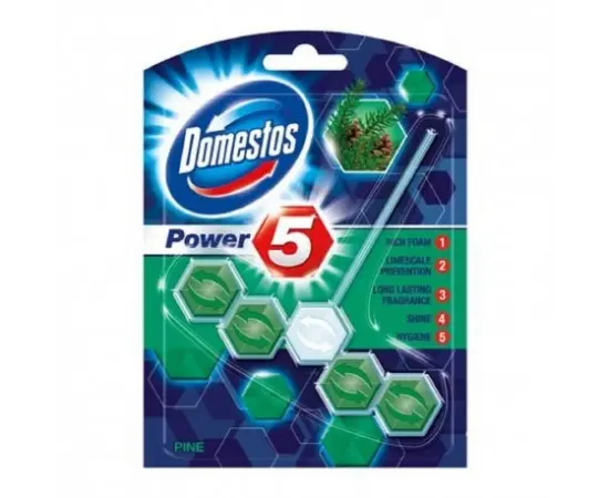 Toilet cleaner Domestos 7X100 five power pine