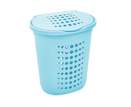 კალათი თეთრეულის Aleana 60ლ ცისფერი კალათი თეთრეულის Aleana 60ლ ცისფერი