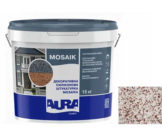 ბათქაში დეკორატიული Eskaro Aura Luxpro Mosaik M15 В224 15 კგ ბათქაში დეკორატიული Eskaro Aura Luxpro Mosaik M15 В224 15 კგ
