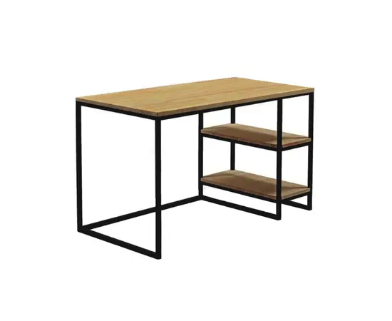 მაგიდა თაროებით 140x75 cm მაგიდა თაროებით 140x75 cm