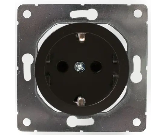Power socket grounded DPM Soul SEU1012B 1 sectional black Power socket grounded DPM Soul SEU1012B 1 sectional black