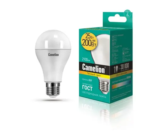 LED Lamp Camelion 25W А65 Е27 3000K