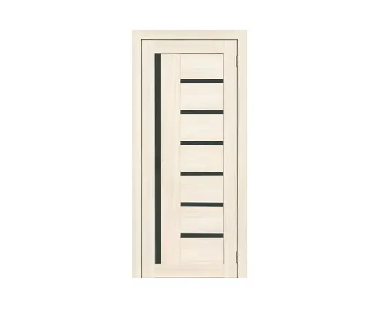 კარის ბლოკი Fly Doors LA STELLA 217 იფანი თოვლი შუშა შავი 36x800x2150 მმ