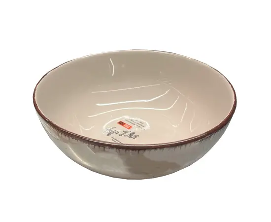 Тарелка глубокая Nature-Look 4102232 21см бежевая Тарелка глубокая Nature-Look 4102232 21см бежевая