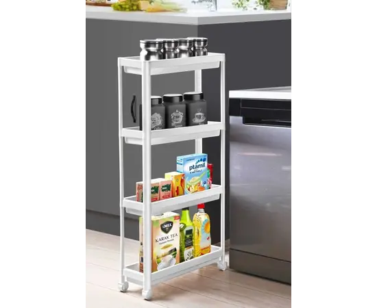 Shelf 4 tier Sev Plastik white Shelf 4 tier Sev Plastik white