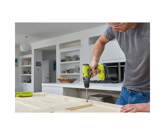 დრელი-სჭვალსახრახნი დარტყმითი აკუმულატორის Ryobi ONE+ R18PD2-220S 18V