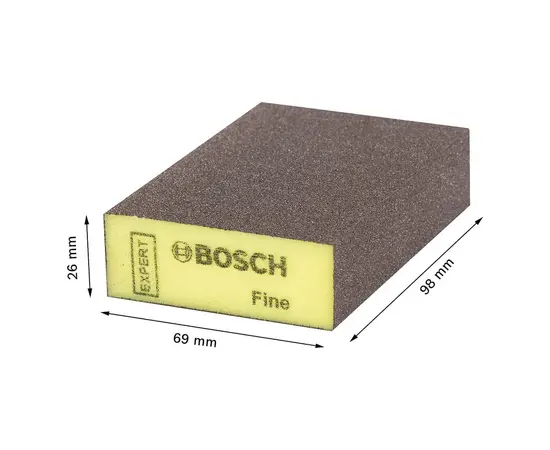 ზუმფარა აბრაზიული ღრუბელზე Bosch Block Fine 240