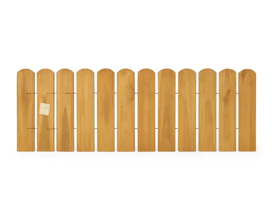 Extendable mini wooden fence 120x20 cm
