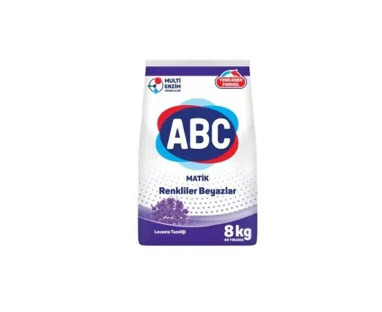 ფხვნილი სარეცხის ავტომატი ფერადი ABC 8 კგ