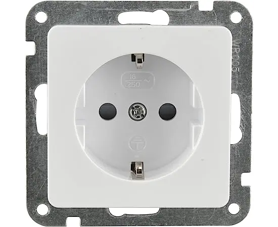 როზეტი DPM QAD1012W Schuko დამიწებით როზეტი DPM QAD1012W Schuko დამიწებით