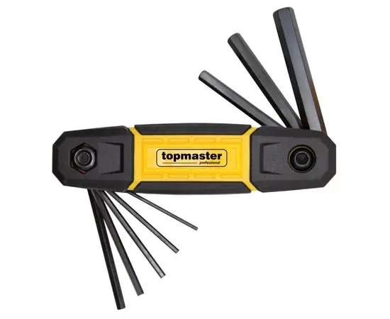 ნაკრები ექვსწახნაგა გასაღებების Topmaster 390100 HEX 1.5-8 მმ 8 ც
