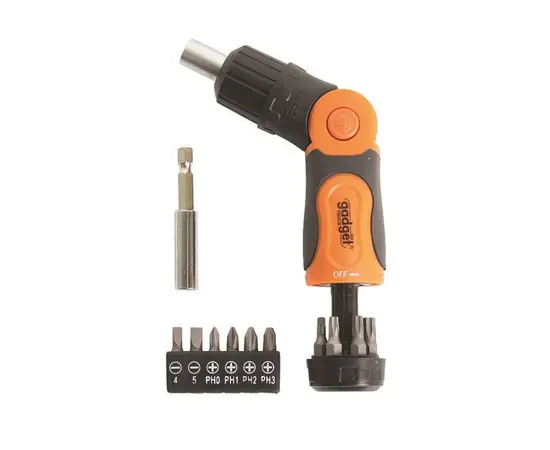 Screwdriver with ratchet Gadget 225203 14 pcs