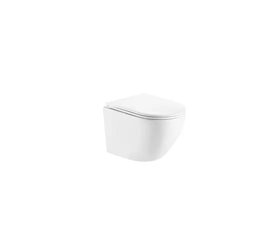 Wall-hung toilet with lid Victory TR-A1253W-A White