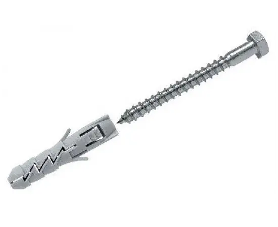Дюбель рамный с длинной распорной зоной c шестигранный шурупом Koelner 14 шт K-B3-KD10080/14 Дюбель рамный с длинной распорной зоной c шестигранный шурупом Koelner 14 шт K-B3-KD10080/14