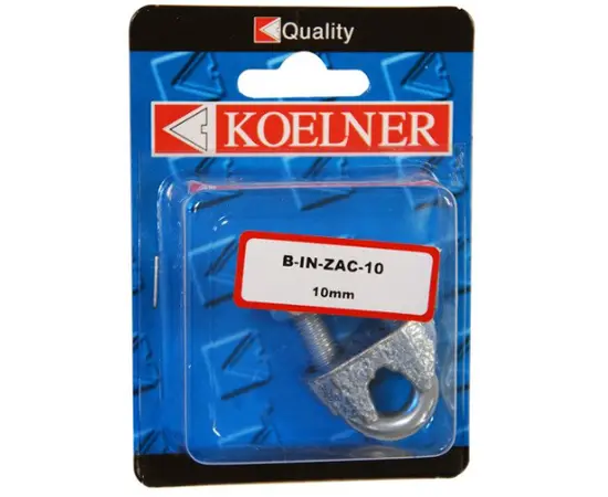 Cable clamp galvanized Koelner 10 mm 1 pc B-IN-ZAC-10 Cable clamp galvanized Koelner 10 mm 1 pc B-IN-ZAC-10