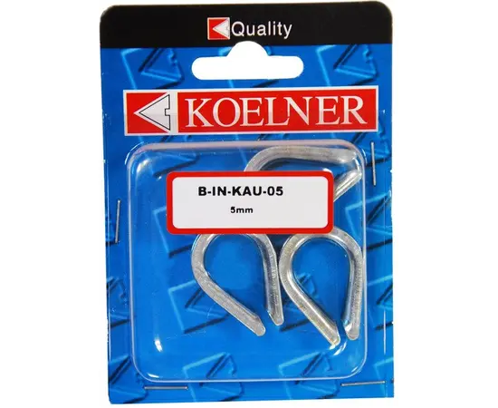 Cable thimble Koelner 5 mm 3 pcs B-IN-KAU-05 Cable thimble Koelner 5 mm 3 pcs B-IN-KAU-05