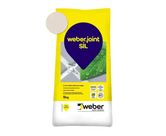 შემავსებელი ფილის ნაკერებისთვის Weber.joint SIL 5 კგ 441 კრემისფერი