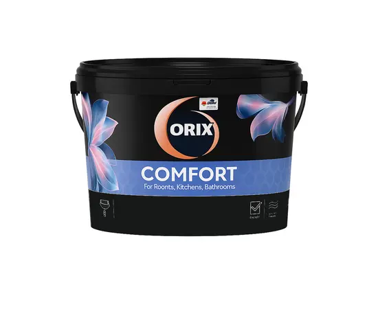 ინტერიერის საღებავი ORIX COMFORT ბაზა C 22 კგ